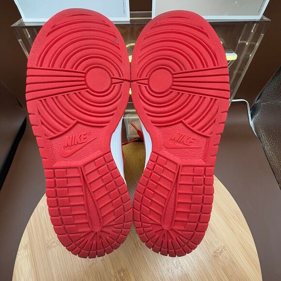 Nike Dunk High (GS) ‘Championship Red’ White/Red Sz 4.5Y - Picture 6 of 12